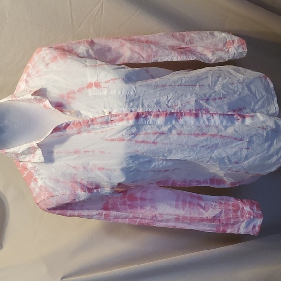 Lucky Brand Tie Dye Blouse SZ XS - Picture 1 of 8